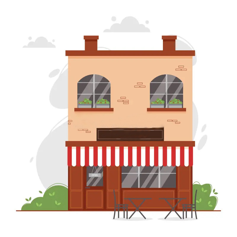 Friends Kebabs restaurant interior and food preparation