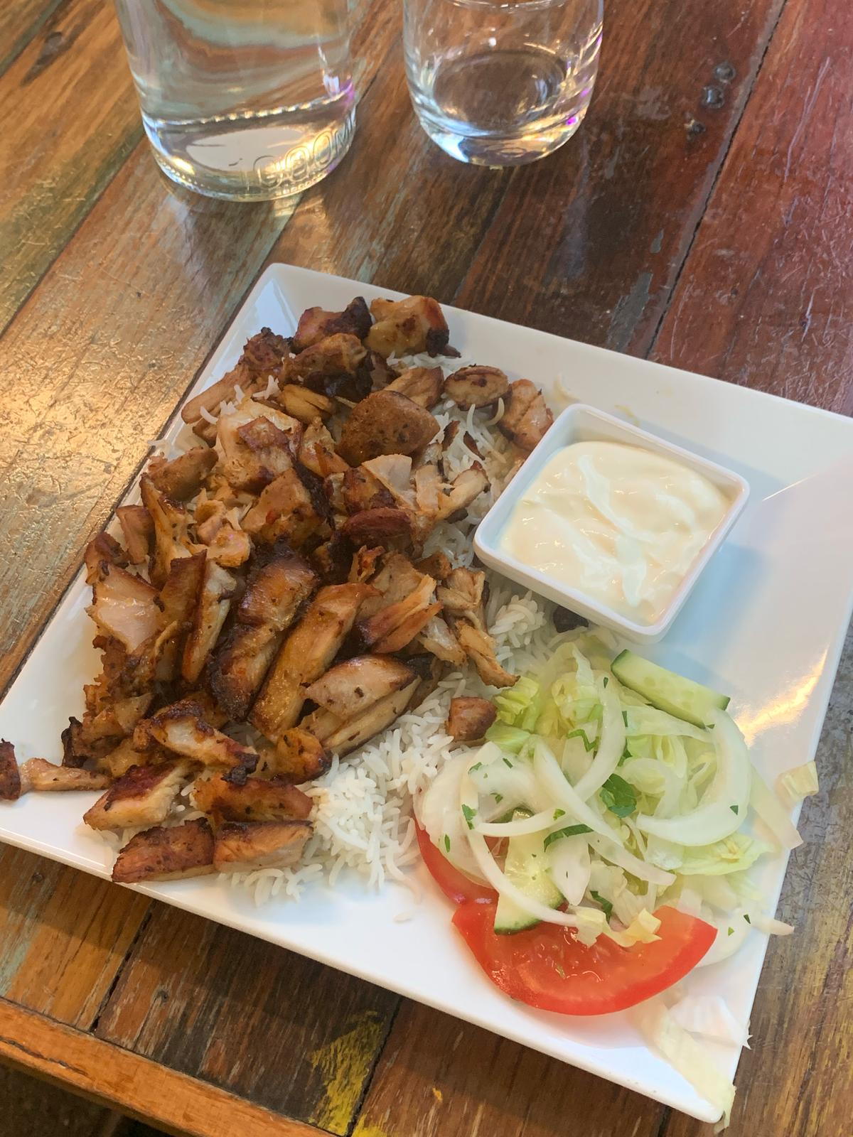 Chicken Kebab Plate 